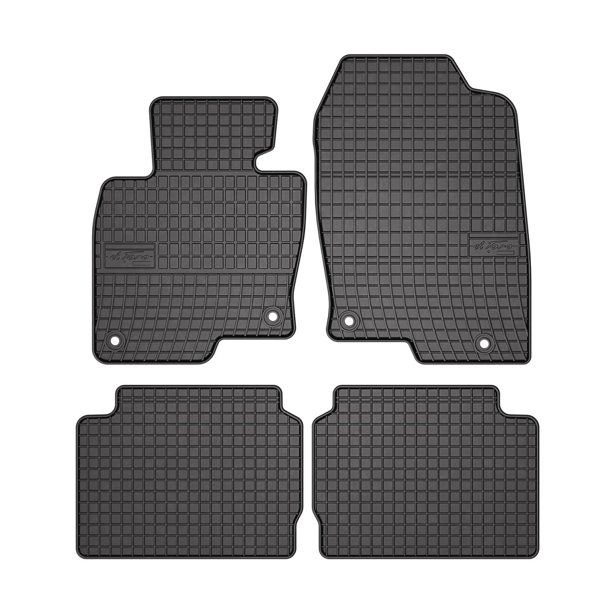 Mazda CX-5 Floor Mats - Omac - El Toro - Black - 2017-2025
